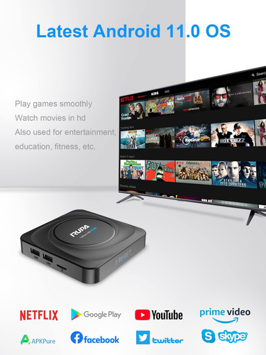 Caja De Tv Pro20 Android 110, Rupa Smart Box With Rockchip
