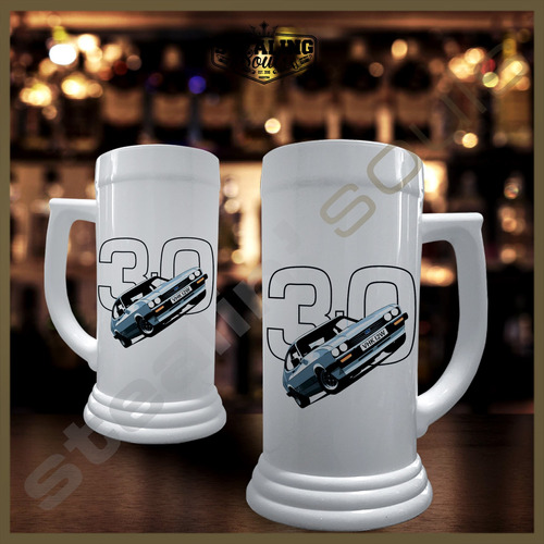 Chopp Plastico Cerveza | Ford #366 | Xr3 / Xr4 / V8 / Ghia / St / Rs / Futura / Sprint / Gt / Shelby / Birra / Mustang