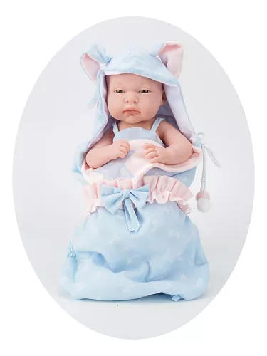 Boneca Bebê Recêm Nascido Com Manta Toca Tipo Bebê Reborn no Shoptime