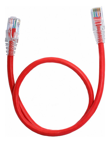 Kit 30 Un. Cabo Rede Patch Cord Cat5e Rj45 Colorido - 40 Cm