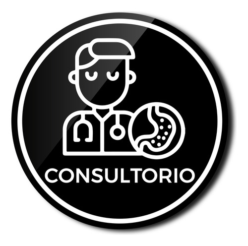 Letrero De Acrílico 3mm Señal Consultorio Gastroenterologo 1