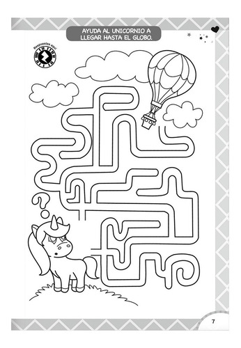 Imagen 3 de 4 de 365 Actividades Con Unicornios - Libro De Colorear - Español