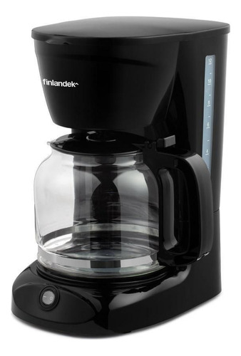 Cafetera 10 Tazas Negra Finlandek X 1 Und Plu 1759384