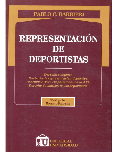 Representacion De Deportistas - Barbieri Dyf
