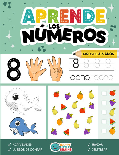 Libro: Aprender Los Números Para Niños De 3 A 6 Años: Cua...