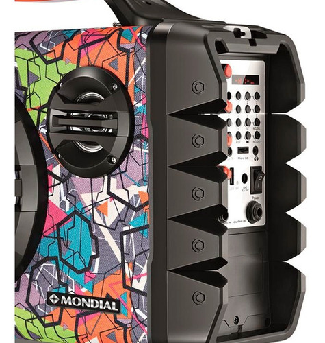 Caixa Amplificada Multi Connect 120w Mco-06 Mondial Bivolt