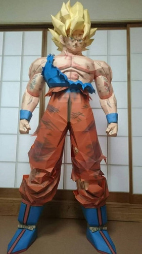 Projeto Goku Ssj2 Em Tamanho Real (dragon Ball) Desblqueado