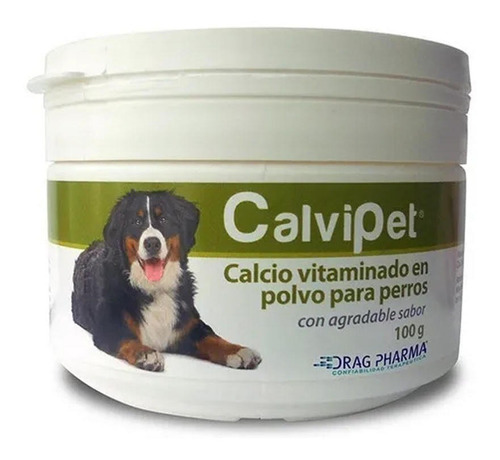 Calcio Vitaminado En Polvo Para Perros Calvipet 100 G