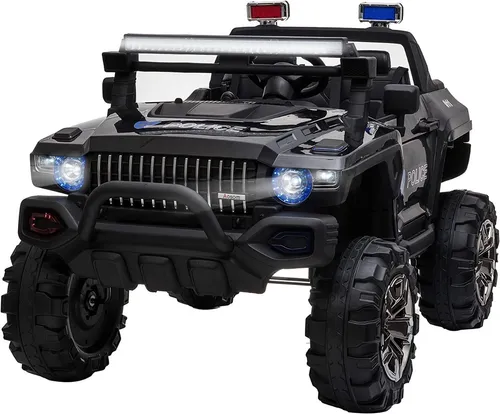 Carros electricos de policia para niños sale