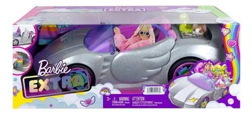 Barbie Carro Com Glitter Extra Fashion Mattel