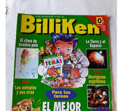 Revista Billiken N° 3976 25 De Marzo De 1996  Exc Estado