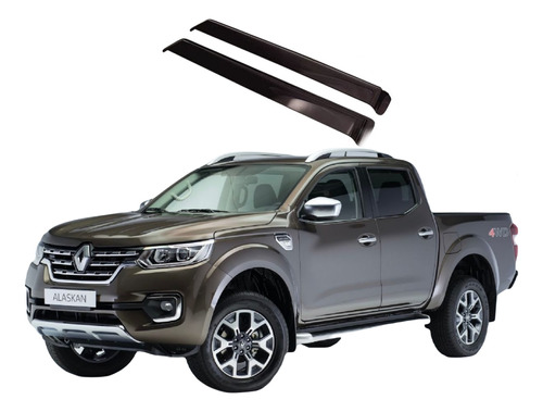 Deflector Renault Alaskan Ventanilla Oriyinall X2 Unid Tras