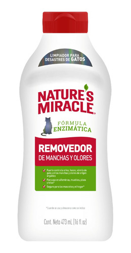 Natures Miracle Removedor De Manchas Y Olores Gatos 946 Ml