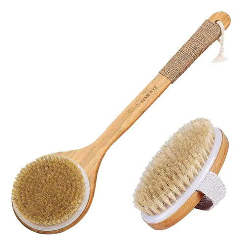Set De Cepillos De Madera Para Exfoliación Corporal*2pcs