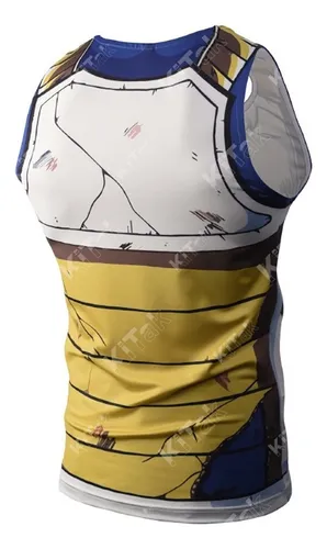 Playeras Dragon Ball Vegeta Cell Anime Cosplay Gym Sin Manga