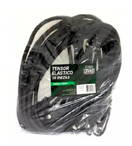 Bolsa De 10 Unidades De Tensores Elasticos Negros