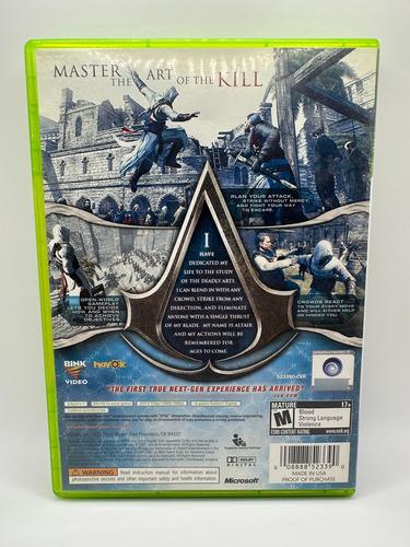 Assassin's Creed 1 - Xbox 360 (Reacondicionado)