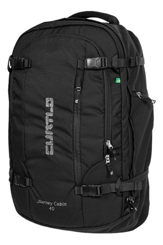 Mochila Curtlo Cabine A Bordo Do Avião Journey Cabin 40 L Cor Preto