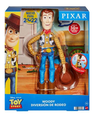Disney Pixar Toy Story Figura Woody Con Frases Y Sonidos 12