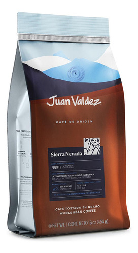 Cafe Grano Juan Valdez Sierra Nevada 454g Original Colombia