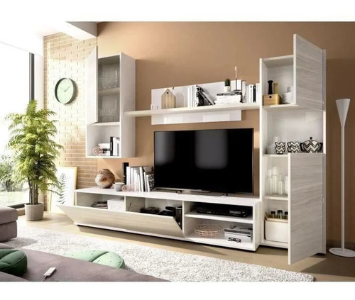 Imagen 3 de 6 de Mueble Tv Organizador Conjunto Luka