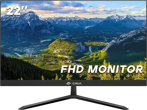 Monitor Crua G220a 22  75hz Full Hd Vga Hdmi Negro 100v/240v