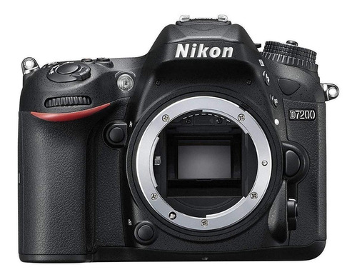  Nikon D7200 DSLR color  negro