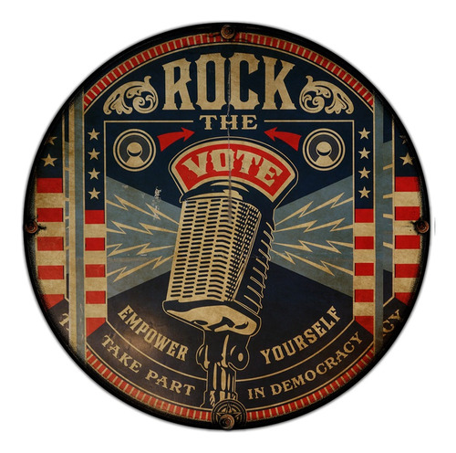 #30 - Cuadro Decorativo Vintage Rock / Rock !