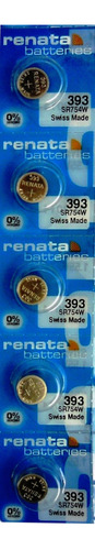 Renata Batteries 393 - Bateria Para Reloj (5 Unidades)
