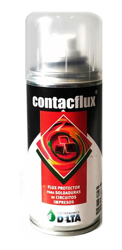 Contactflux - Flux Para Soldaduras De Circuitos En Aerosol 180cc - Delta