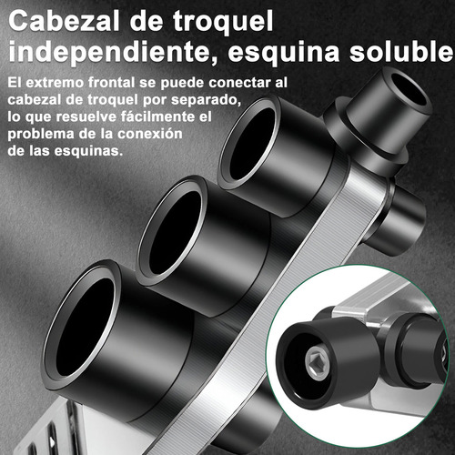 1200w Termofusor Kit Con Pantalla Digital y 6 Dados 20-63mm Merion Verde