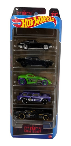 Mattel Hotwheels 5 Carritos Batimobil Batman Ruedestoy