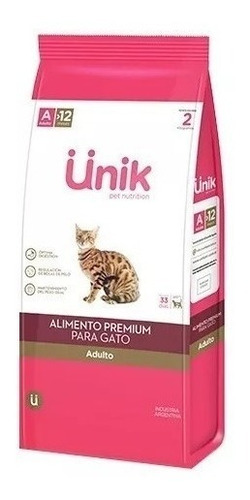 Unik Alimento Balanceado Gatos Adulto 2 Kg