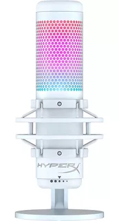 Micrófono Hyperx Quadcast S Condensador Multipatrón Blanco