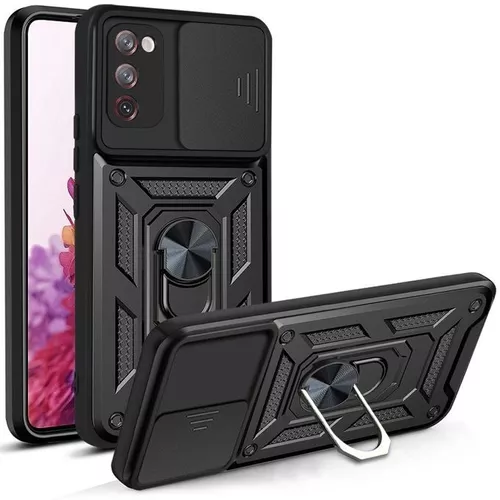 Funda Armor Ring Cubre Cámara Slide Para Samsung S20 Fe 5g