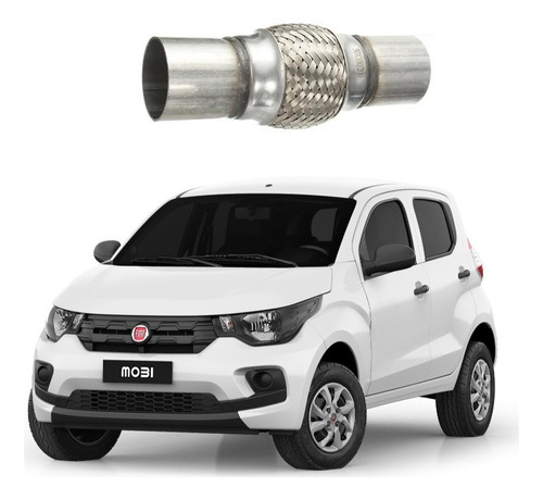 Flexível Inox Escapamento Fiat Mobi 2019 2020