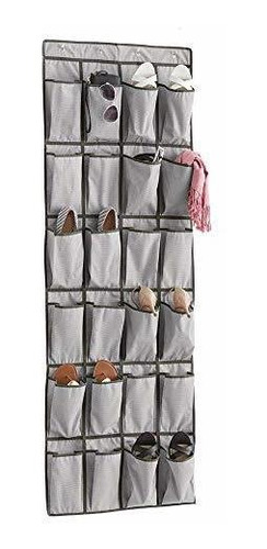 Over The Door Shoe Bag Hanging Organizer, Softeen 24