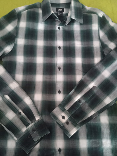 Camisa *h&m Escosesa Talle Xs Impecable // Belgrano