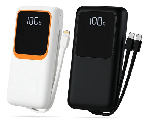 Power Bank Turbo 20.000mah Carregador Rápido Com Display Led