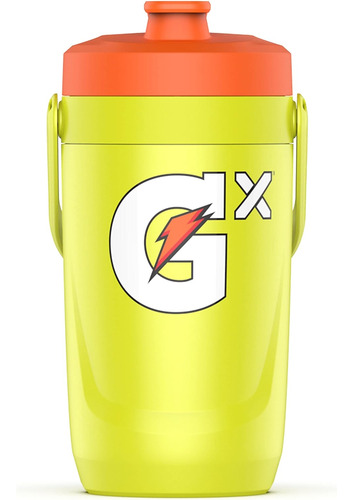 Botella Deportiva Gatorade, Amarillo Neón, Con Maneta, 1.9 L