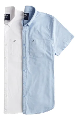 Camisa cheap blanca hollister