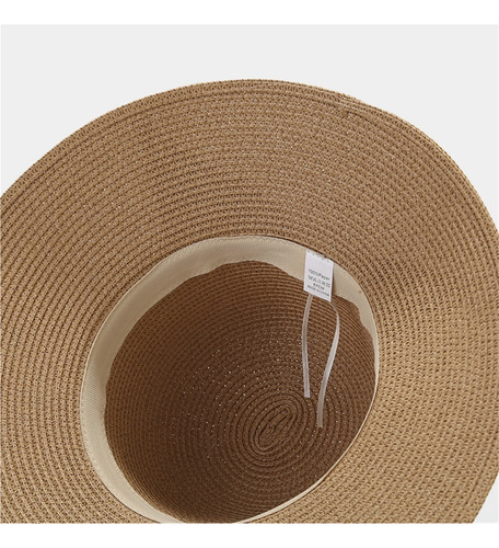 Sombrero De Paja Moda Arco Pescador Sombrero Mujer