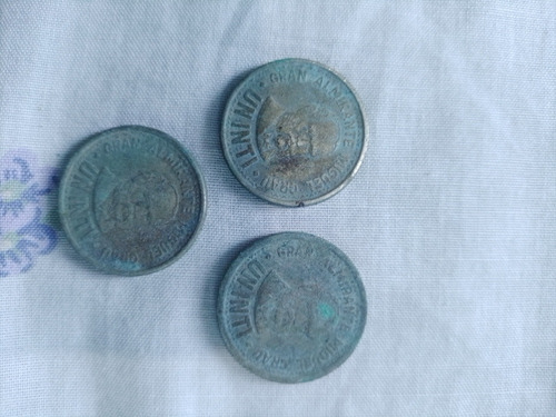 Monedas De Inti Del Año 85,86,87,