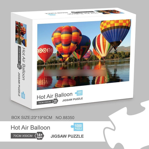 Imagen 3 de 4 de Puzzle Rompecabezas 1000 Piezas Air Balloon Bestoys