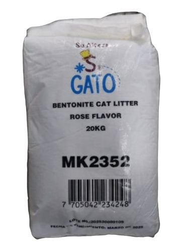 20 Kg Arena Sanitaria Gatos Sr Gato Calidad 