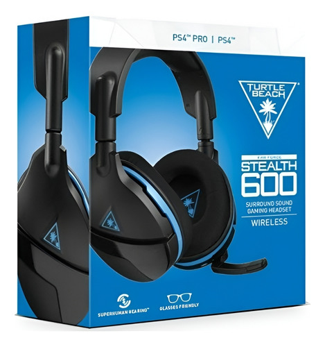 Auricular Gamer Inalámbrico Turtle Beach Stealth 600 Color Negro