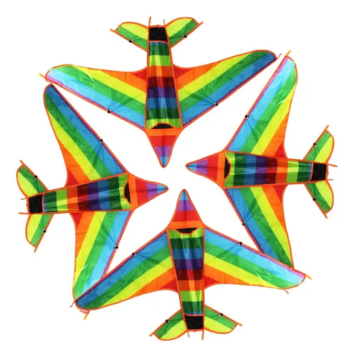 comprar 3 Papalote Cometa Arcoiris 120x70cm Juguete Volantin Regalo