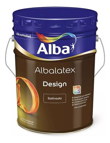 Alba Albalatex Satinado latex interior 20L color blanco