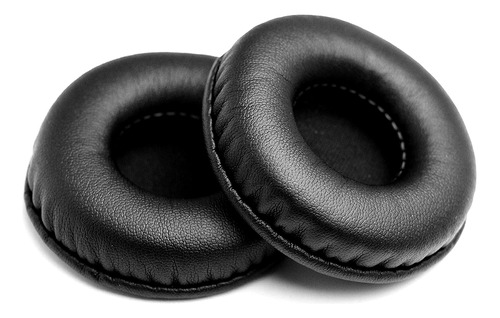Almohadillas Para Auriculares De Cuero Black Pads Ear De 75