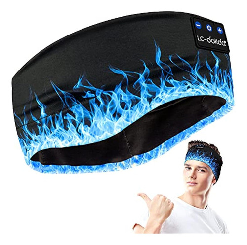 Lc-dolida Auriculares Bluetooth Diadema, Flame Sleep Band Má